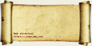 Valentina Stranjaković vizit kartica